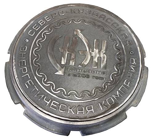 Люк с логотипом "СКЭК" - АО Литейно-механический завод «Стройэкс»